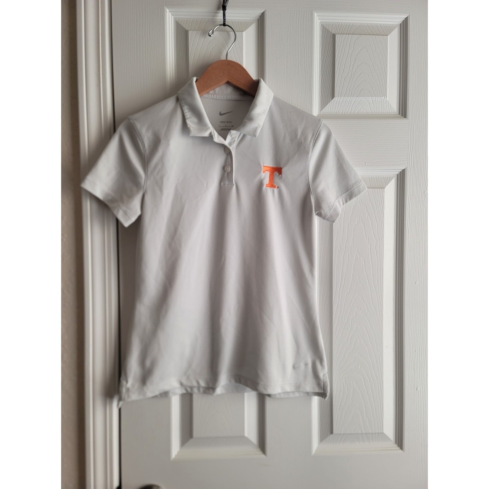 Nike Women's Tennessee Volunteers Dri-Fit White Grey T-Shirt Size S